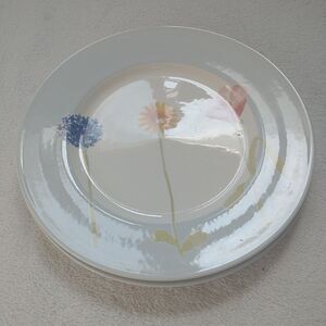 Royal Stafford Watercolour Fine Earthenware Dinner Plate Floral Pastel 2x 11"